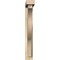 Ekena Millwork Funston Block Rough Sawn Bracket w/ Offset Brace, Douglas Fir, 4"W x 18"D x 30"H BKT0402X18X30FST05RDF - alternate 2